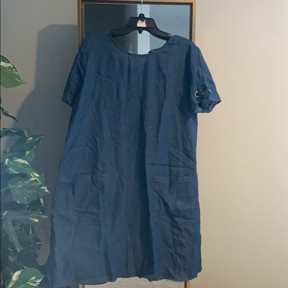 NWT Robert Louis - Denim Dress with Pockets